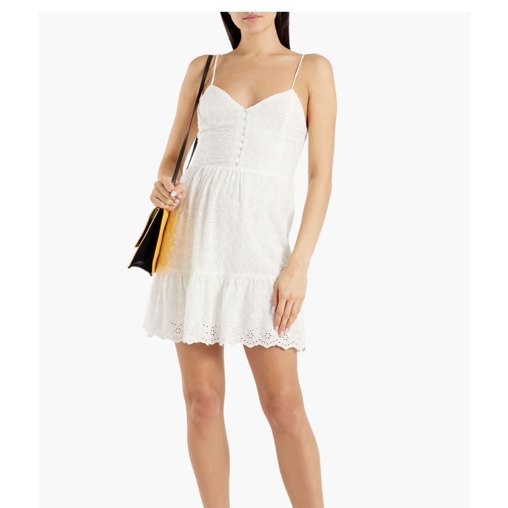 ALICE + OLIVIA
Fae gathered broderie anglaise mini dress